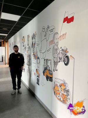 druk ścienny, branding firm, druk