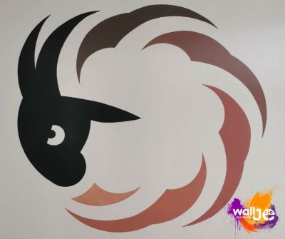 druk ścienny logo, firma logo